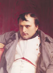 Napoleon na zijn abdicatie (detail)